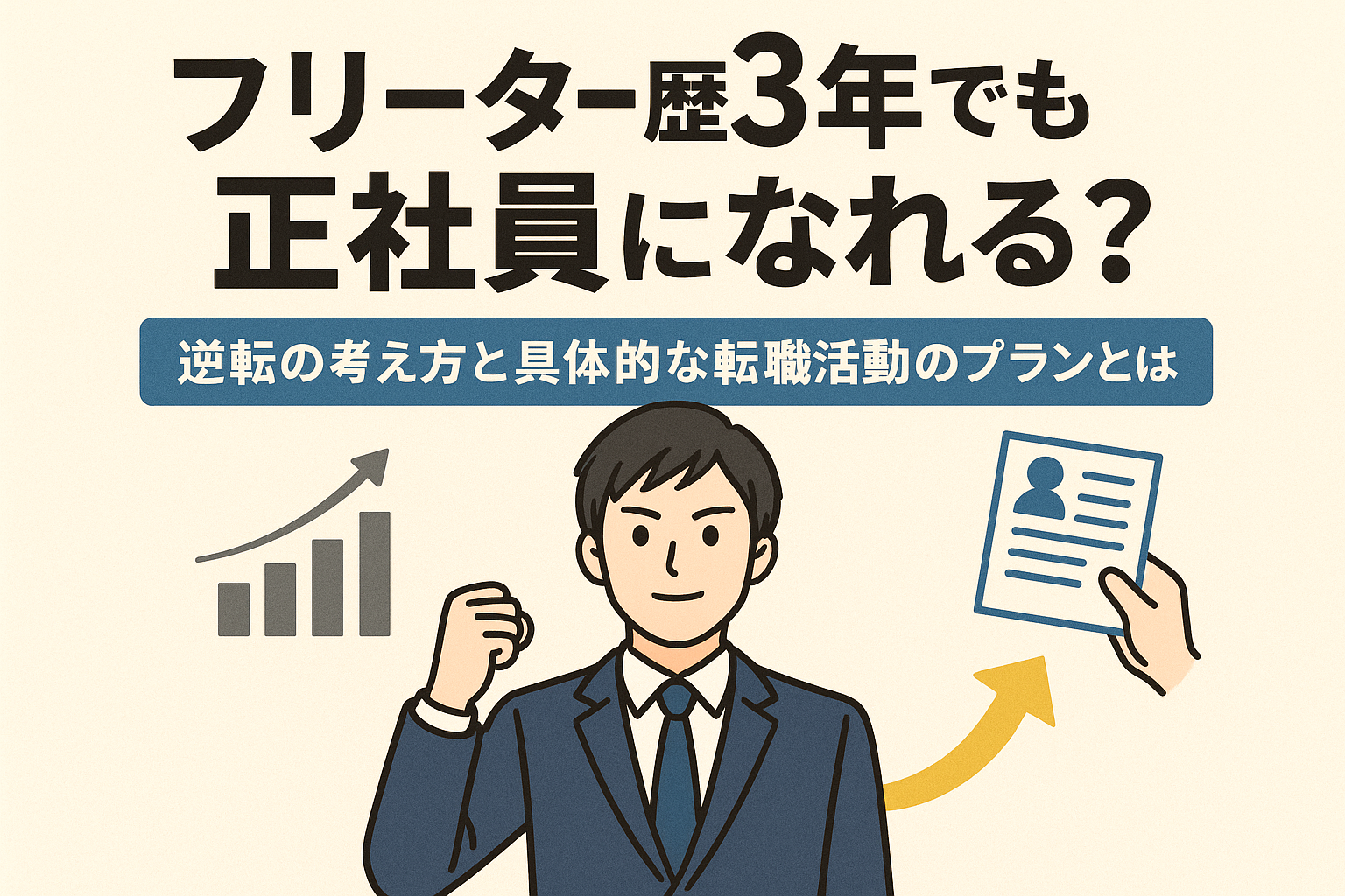 フリーターから正社員へ