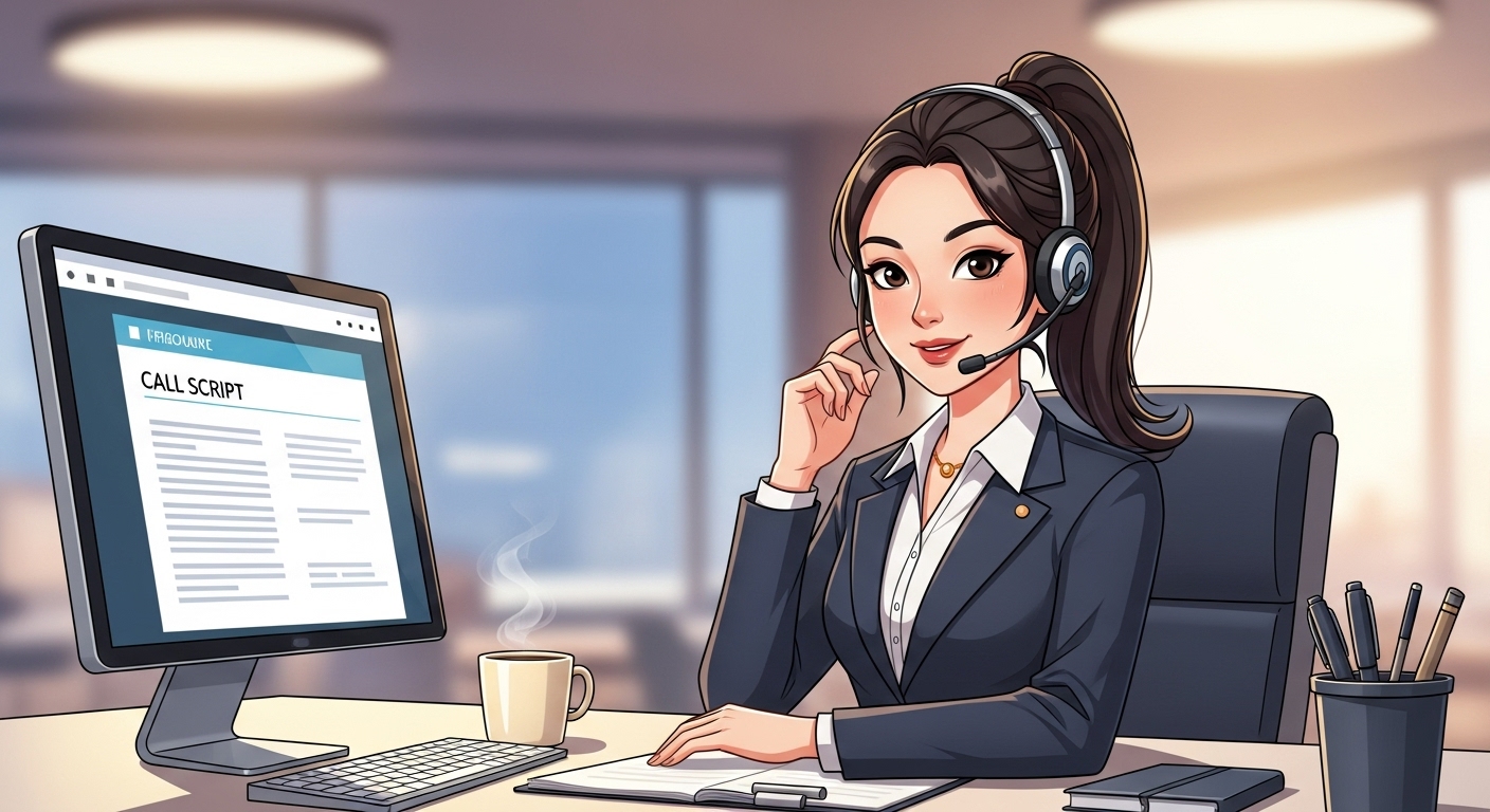 テレアポの女性の画像